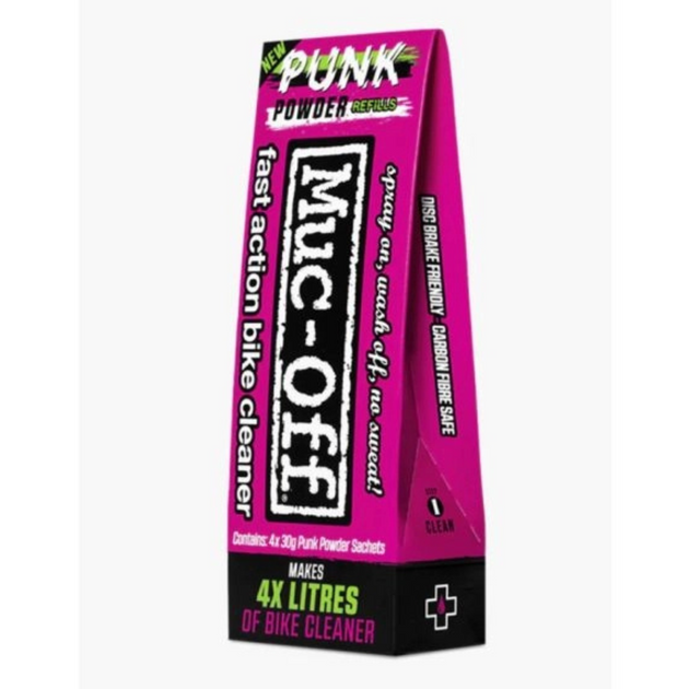 Nettoyant pour VELO - MUC OFF PUNK POWDER (4 dosettes Nettoyant pour VELO - MUC OFF PUNK POWDER (4 dosettes